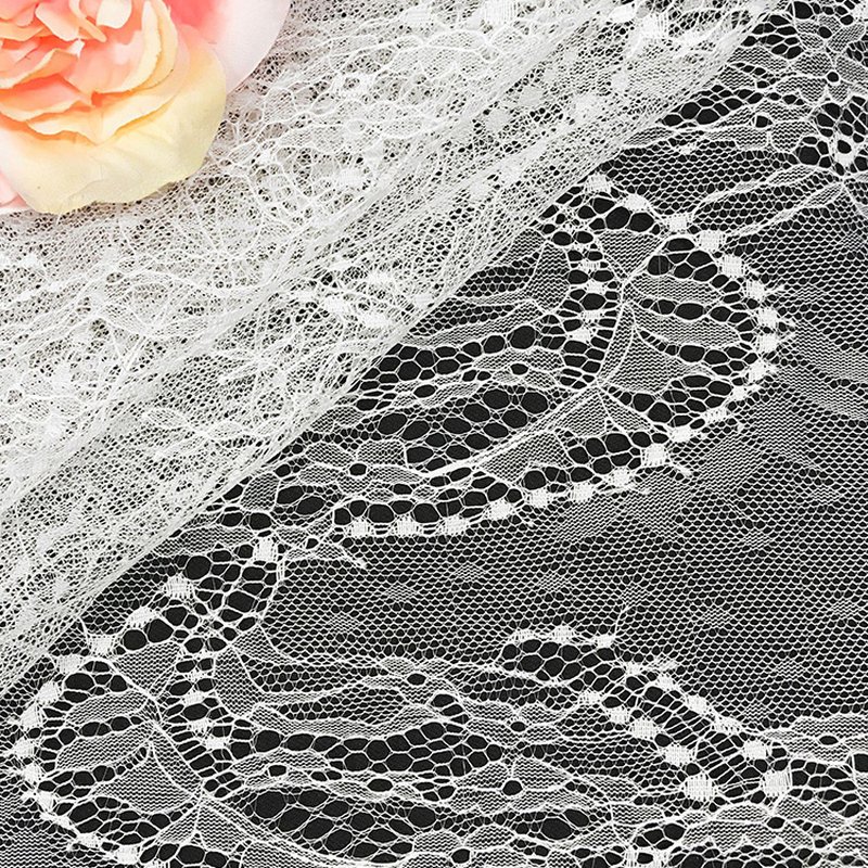 Dress Geometric Cutwork Polyester Lace Fabric for Women's Wear Wholesa 5